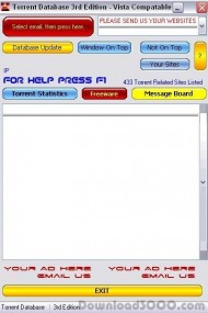 Torrent database screenshot